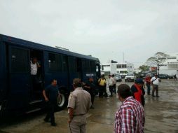 Al momento suman más de cuatro mil elementos en paro de labores. foto: @TabascoHOY ESPECIAL /