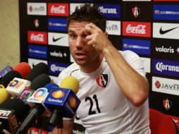 Leandro abandonó el cotejo ante Veracruz por una molestia. ARCHIVO /