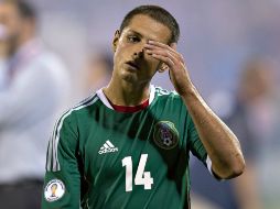 Javier no tiene minutos en el Manchester United y eso merma su rendimiento con el combinado nacional. ARCHIVO /
