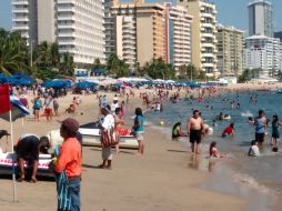 La ocupación hotelera en Acapulco rebasó varios puntos porcentuales en comparación con el año pasado. ARCHIVO /