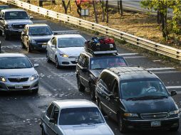 En la foto, carretera Tepic-Guadalajara a la altura del Rancho Contento.  /