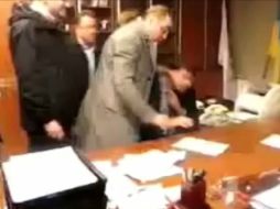 El incidente ocurrió poco después de que el canal que dirige retransmitiera un discurso de Vladimir Putin. ESPECIAL /