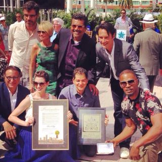Andy García y Jamie Foxx inauguran el 'Paseo de la Fama' de Miami