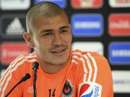 'Creo que llegamos muy bien, con mucha confianza', comentó Jorge Enríquez, jugador de Chivas. MEXSPORT /