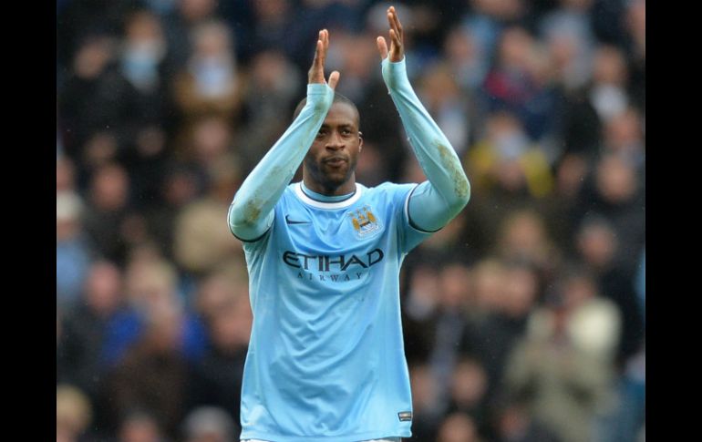 El marfileño Yaya Touré, la figura del encuentro. AFP /