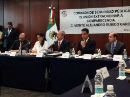 El pasado 20 de marzo, Rubido García compareció ante la Comisión de Seguridad Pública del Senado. ARCHIVO /