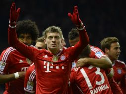 A siete fechas del final de temporada, se coronan en la liga alemana. AFP /