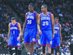 En el hoyo. La última vez que Filadelfia ganó un partido de la NBA fue el 29 de enero, ante Boston. AP /