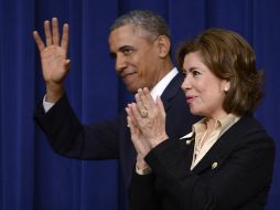 María Contreras-Sweet fue nominada por Obama en enero y calificada por el mandatario como una campeona de los negocios. ARCHIVO /