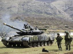 El Pentágono expresa su ''preocupación'' ante la creciente presencia de tropas rusas en la región fronteriza del sur y este de Ucrania. AP /