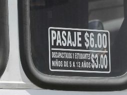 Debido a la falta de resultados, el gobernador ordeno bajar la tarifa del transporte en la ZMG a seis pesos. ARCHIVO /