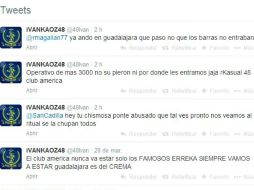 Aficionado del América presume mediante Twitter que burló la seguridad. ESPECIAL /