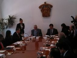 Este medio día la Universidad de Guadalajara firmó un acuerdo para colaborar con al SIAPA.  /