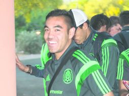 Marco Fabián buscará entrar en la lista de 23 jugadores que Miguel Herrera lleve a Brasil. MEXSPORT /