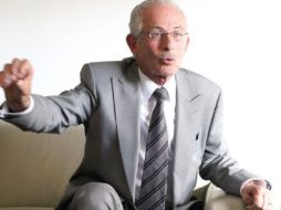 Luis Zárate, líder de la industria de la construcción en México, confía en que el sector tomará dinamismo y mejorará paulatinamente. EE  /