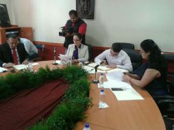 Imagen de la sesión de la  Comisión de Ciencia y Tecnología del Congreso del Estado. ESPECIAL /