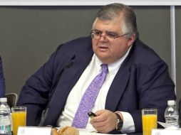 Carstens indicó que la previsión del Banxico es que la inflación inicie una rápida convergencia en 2015. SUN /