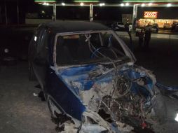Al acudir unidades al lugar en Tonalá, encontraron un auto Chevrolet Chevy azul, placas JKU-4010 sin reporte de robo.  /