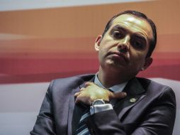 Ernesto Cordero se reúne con maestros panistas que militan en el SNTE. SUN /