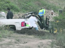 En algunas sepulturas clandestinas las autoridades han permitido el uso de maquinaria pesada, proceso que daña evidencias.  /