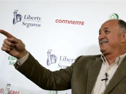 Scolari participa en una conferencia titulada 'Hablar de Futbol'. EFE /