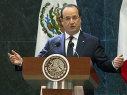 François Hollande se encuentra de visita en México para reactivar las relaciones bilaterales. NTX /