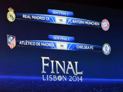 La final está programada para el 24 de mayo en Lisboa. AFP /