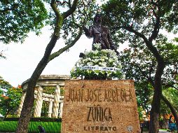 Rotonda. La figura del llamado 'Último juglar'.