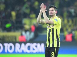 Ilkay Gundogan, de 23 años, quedó descartado el jueves para jugar el Mundial por una lesión en la espalda. AFP /