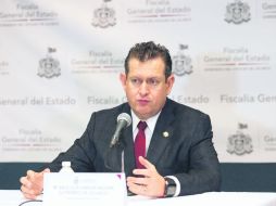 El fiscal general Luis Carlos Nájera, la noche del jueves al reconocer la falla de la Fiscalía al arrestar a un ciudadano inocente.  /