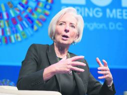 En el caso de Argentina, el FMI, dirigido por Cristina Lagarde (foto), prevé un crecimiento de 0.5% frente al 4.3% registrado en 2013. EFE /