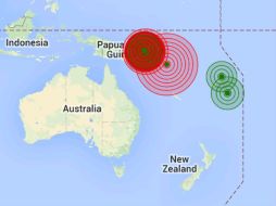El epicentro del terremoto ocurrió a 102 kilómetros de la ciudad de Kirakira de la provincia de Makira-Ulawa. Imagen @INFORMADORCHILE. ESPECIAL /