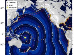 El Centro de Alerta de Tsunamis del Pacífico alerta a la población. Twitter: @BuzzFeedStorm. ESPECIAL /