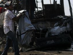 Las procuradurías de ambos estados se coordinarán para realizar las investigaciones correspondientes al accidente. EFE /