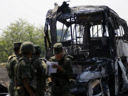 El choque entre el autobús y un tráiler mal estacionado deja 36 muertos y cuatro heridos. AFP /