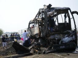 Los familiares de víctimas emiten la denuncia ante la PGJE en contra de la empresa turística Huicho. ARCHIVO /