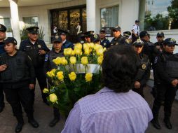 Aspectos de la funeraria donde preparan el cuerpo del Premio Nobel de Literatura 1982, Gabriel García Márquez. NTX /