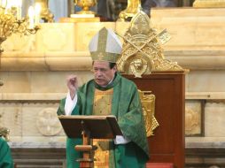 El arzobispo afirmó que el Estado no ha podido garantizar la paz y seguridad. ARCHIVO /