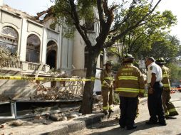 Se reportaron sólo daños menores en fincas a consecuencia del sismo de hoy. EFE /