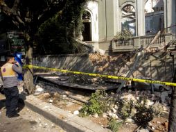 En la Ciudad de México se registraron daños en diferentes estructuras. SUN /