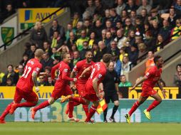 Desde el minuto cuatro, con un gol de Sterling, Liverpool se ponía en ventaja. AP /