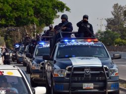 El operativo en Huétamo es realizado por la SSP del estado en coordinación con Fuerzas Federales. ARCHIVO /