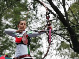 Aída, subcampeona olímpica, sigue cosechando éxitos. Twitter: @Conade. ESPECIAL /