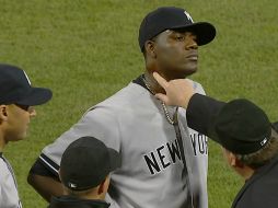 Le detectaron la sustancia a Pineda en el segundo inning. AP /