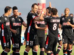 Con este triunfo, el Mónaco se coloca a 7 puntos del liderato de la tabla. AFP /