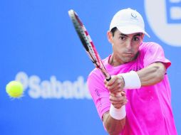 El colombiano Santiago Giraldo jugó su mejor partido en el torneo para vencer a un inspirado Nicolás Almagro. EFE /