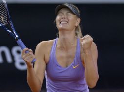 Maria Sharapova venció a su rival en dos horas y tres minutos. EFE /