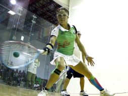 La raquetbolista mexicana presume ya de tres años de imbatibilidad. ARCHIVO /