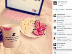 Danna Paola retiró la imagen de Instagram pero el tema sigue siendo uno de los más comentados en Twitter. ESPECIAL /