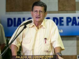 El guerrillero Pablo Catatumbo indica que el partido lucharía por la democracia, reconciliación y justicia social. ARCHIVO /